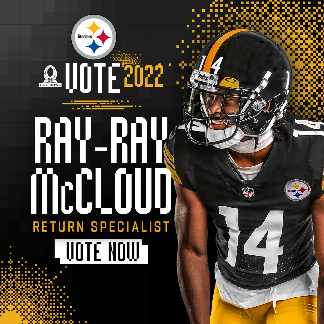 1️⃣ retweet is 2️⃣ votes

#ProBowlVote 
<a href="/_TJWatt/">TJ Watt</a> 
<a href="/Juiceup__3/">Diontae Johnson</a> 
<a href="/RMIII_34/">RayRay McCloud III</a>