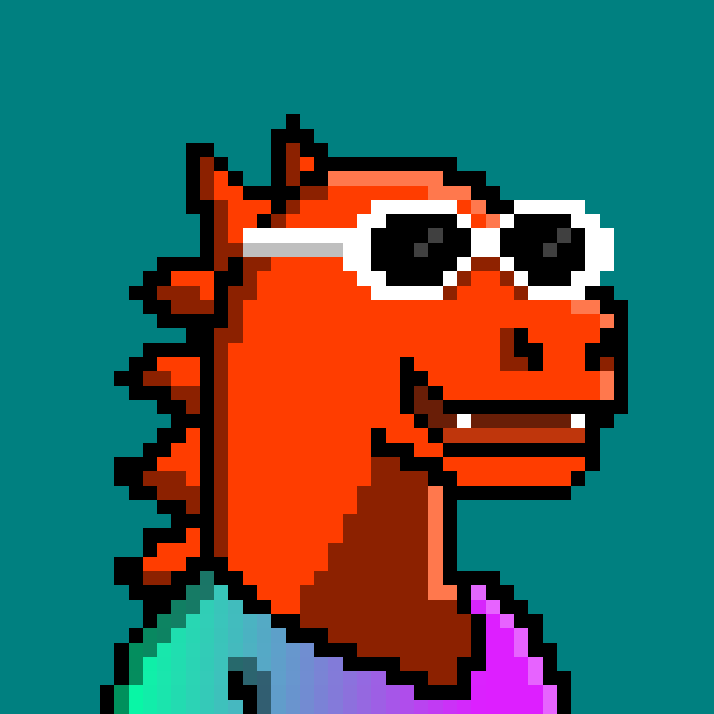 SolanaBacker's tweet photo. Just won this awesome @DigiDinoNFT with glasses! From a giveaway with @MegaCityNFT! Love it! By the way, Digi Dino is minting now, 1111 supply, 0.30 sol, and only 12% left to mint out! LFG! https://t.co/l7LZjRVC5R