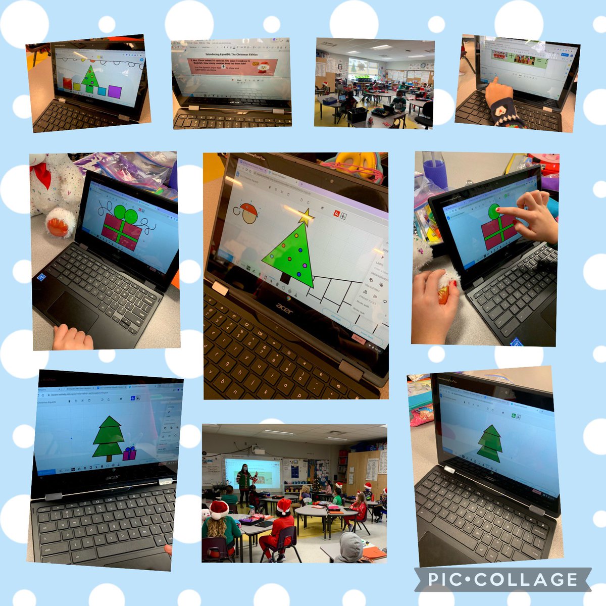Online math has hit an all new level with EquatIO! 🙌🏼

Everyone is engaged, and excited to be exploring this new and amazing math tool. 

Thank you @MsCowan123 for such a fabulous workshop. Can’t wait to have you back for more online fun &amp; exploration. 

<a href="/StCeciliaOCSB/">St. Cecilia School</a> #ocsbMath