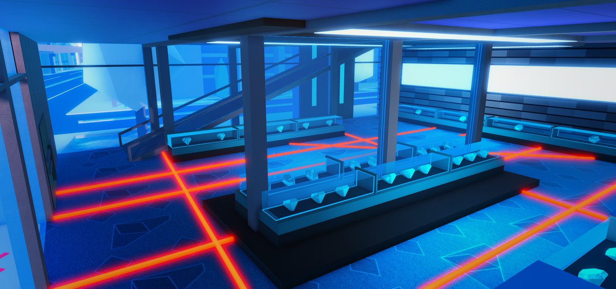 💎 We have an all NEW Jewelry Store to announce today! #Roblox 
💍 ALL NEW, inside and out!
💍 SIX all new randomized layouts! 
💍 More cases than ever to break!

👀 Some of our fans spotted todays announcement yesterday! Nice work! #Jailbreak
👋 Tomorrow: Another new feature!