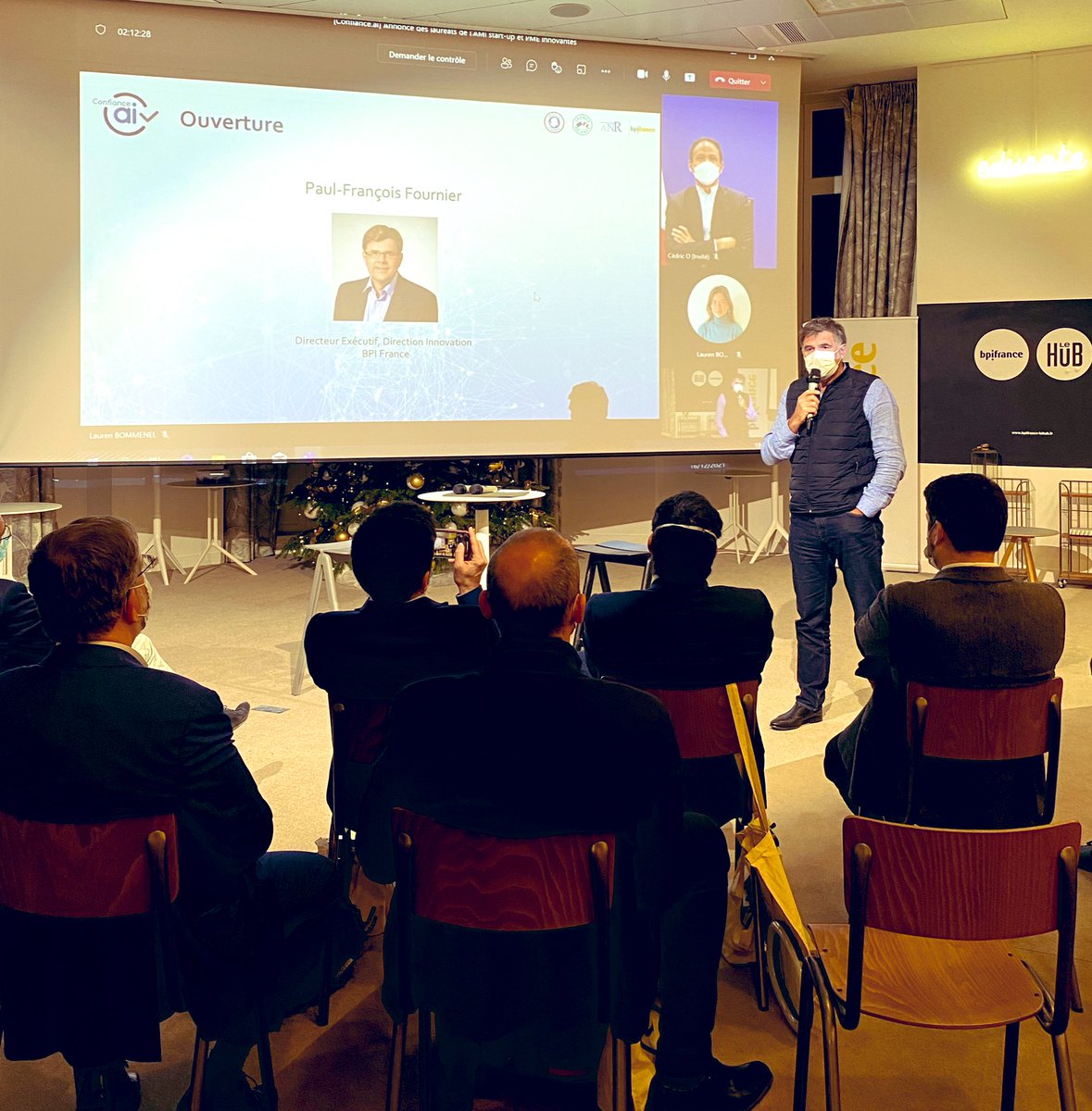 ConfianceAI's tweet photo. 📢 Ouverture de notre événement d’annonce des lauréats de notre AMI #startup et #PME innovantes #ConfianceAi par @cedric_o et @Paul_F_Fournier @Bpifrance ! https://t.co/pdBiULuCKE