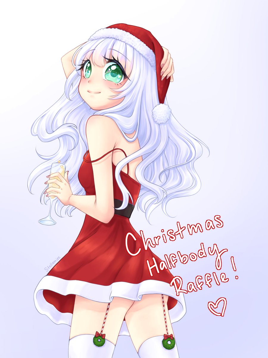 stellamiee's tweet photo. Christmas half body raffle time ʕ •ᴥ•ʔ 
🎄To enter:
-Like &amp; Retweet
-Be following me 
-Comment with a reference and what you’d like if you win! 
🌸 Entries close December 22th! 🌸
Lily wishes you the best of luck!!
#artraffle #raffle #halfbodyraffle https://t.co/GZDb0xR57w