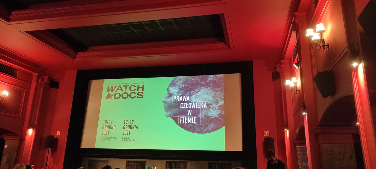 I_Goldschmidt's tweet photo. Zakończenie festiwalu #WatchDocs w #KinoMuranów 🙂 https://t.co/cJe0wrHBZh