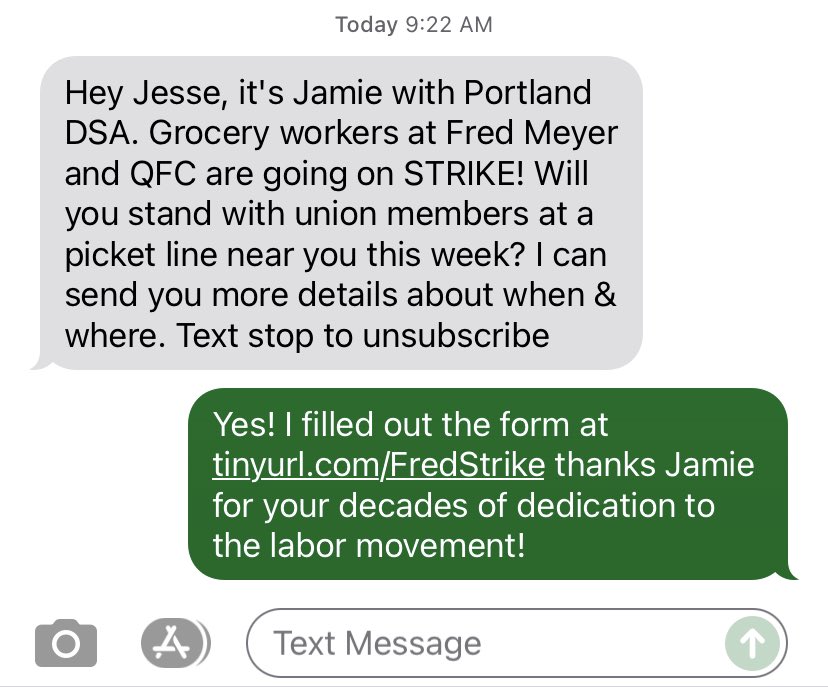 Bolshetrick's tweet photo. Our strike support machinery is chugging! Come out and support Fred Meyer and QFC workers at any picket line in the Portland metro area starting tomorrow!
#555ULPStrike https://t.co/OQo4KhaVip