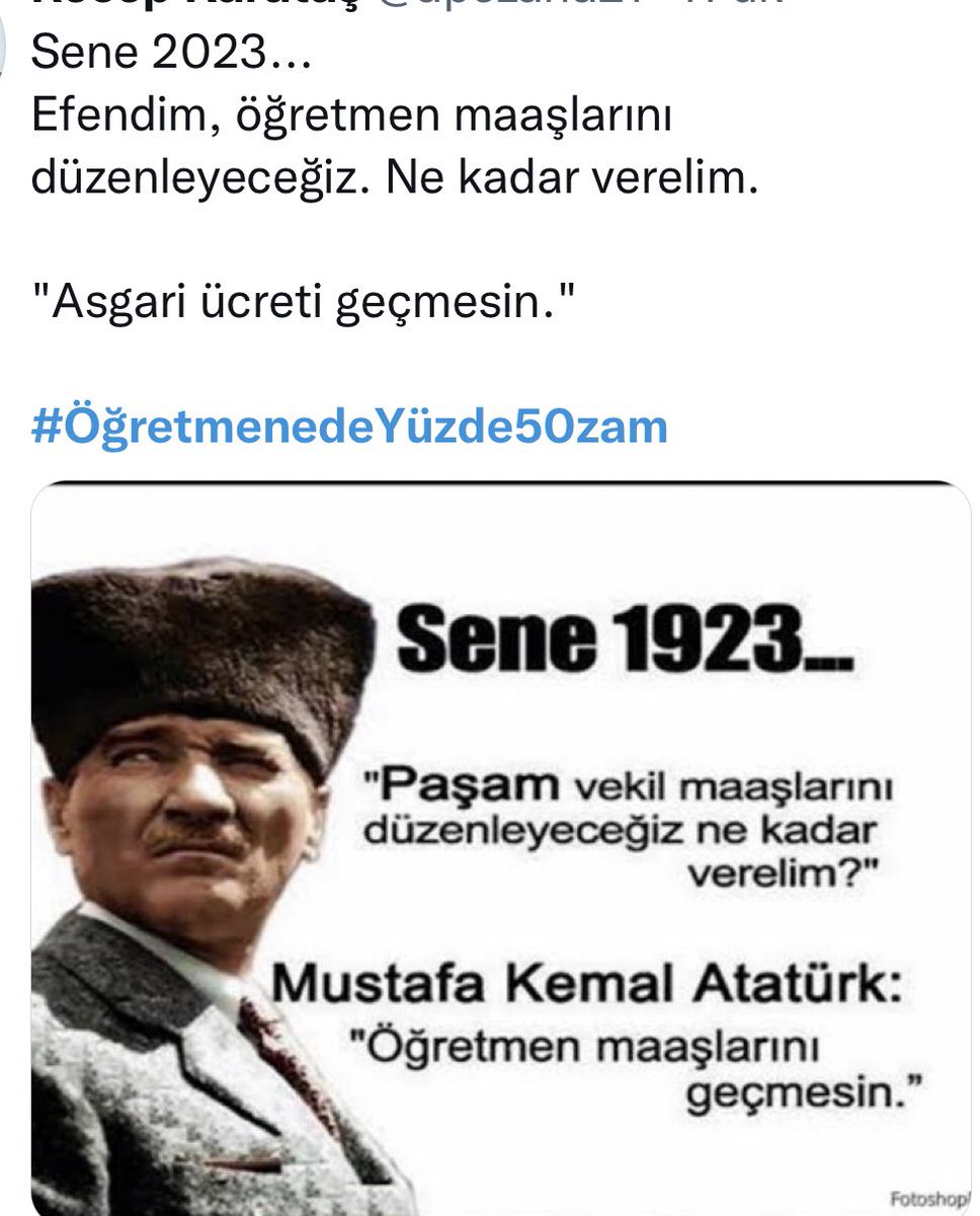 #ÖğretmenedeYüzde50zam