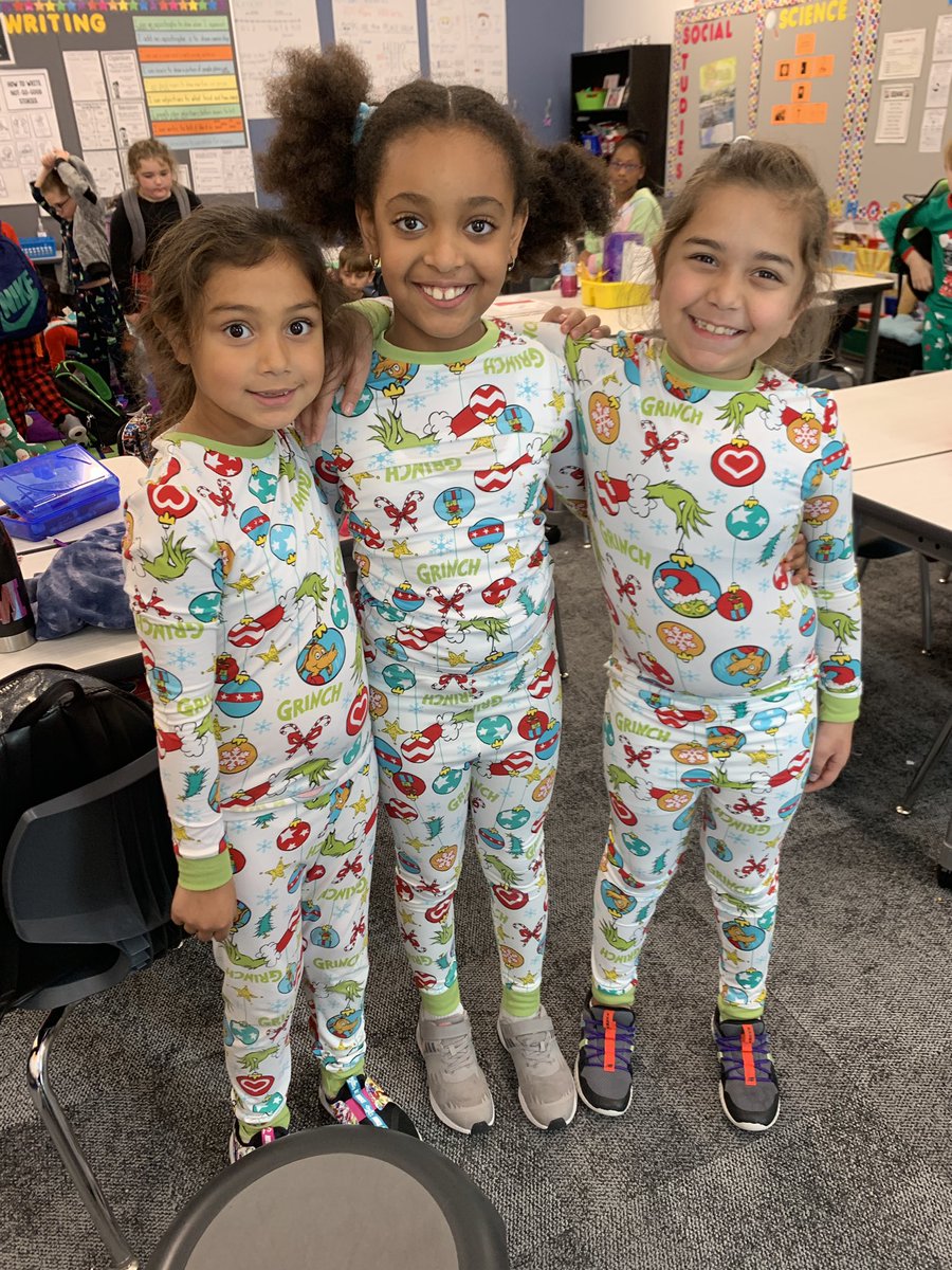 Matching jammies makes the day better! #MelissaISD #WWEmpowers