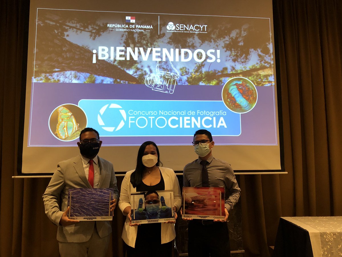 RCorranes's tweet photo. Ganadores Fotociencia ICGES 3er lugar categoría microscópica, 2do y 1er lugar categoría de investigación científica #Senacyt #ICGES @InstitutoGorgas @senacyt https://t.co/eDmVurpW48
