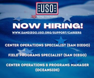 USOSanDiego's tweet image. USO San Diego has three open positions! Come work with this amazing team and help support our military in San Diego!
SanDiego.uso.org/support/careers
#USO #morethanthanks #betheforce #careers