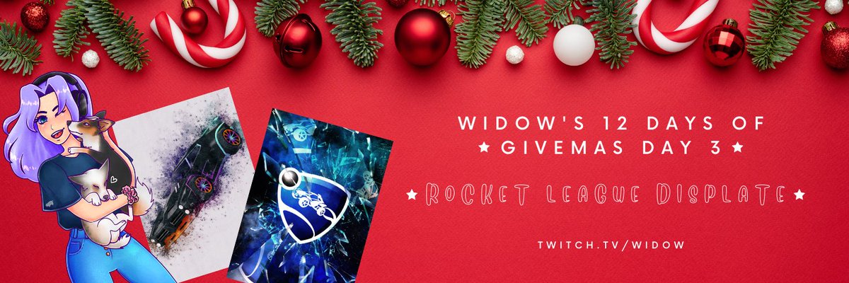 widoweverywhere's tweet photo. ❄️ GIVEAWAY #3 ❄️

🎁 12 days of GIVEmas DAY 3 🎁

I’m giving away a Rocket League @Displate to 1 lucky winner! ☃️☃️☃️☃️

TO ENTER:

🎄 LIKE &amp; RETWEET
🎄 FOLLOW @WidowOnTwitch
🎄 FOLLOW https://t.co/PS3xzyqRpx

ENDS Dec 17th @ 12 PM CT https://t.co/v10hYkbyqT