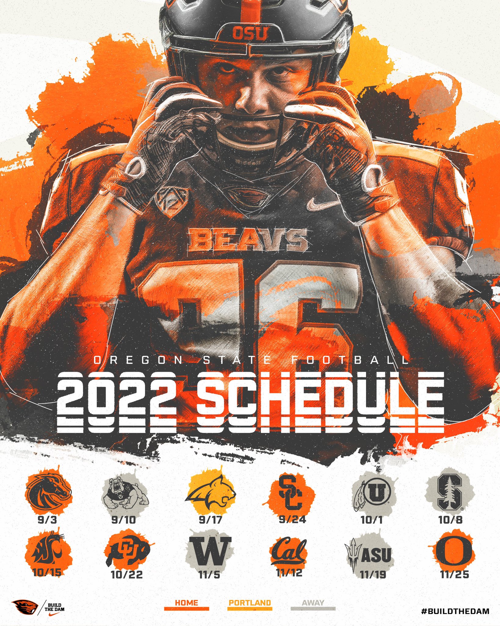 Oregon State Football 2022 Schedule Oregon State Football On Twitter: "2022 Schedule Drop 👀⤵️  Https://T.co/Ote45Xoaep" / Twitter