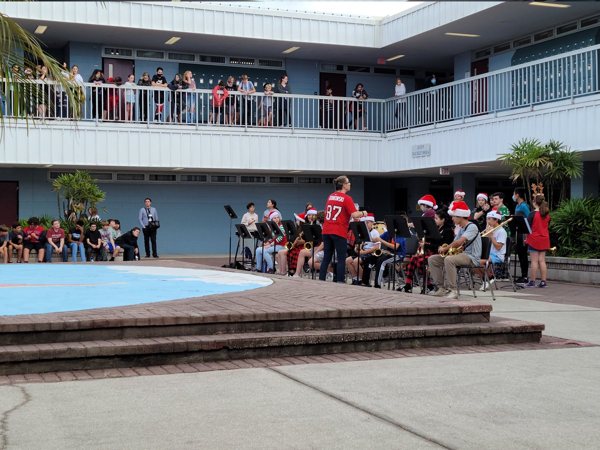 Holiday music with our band