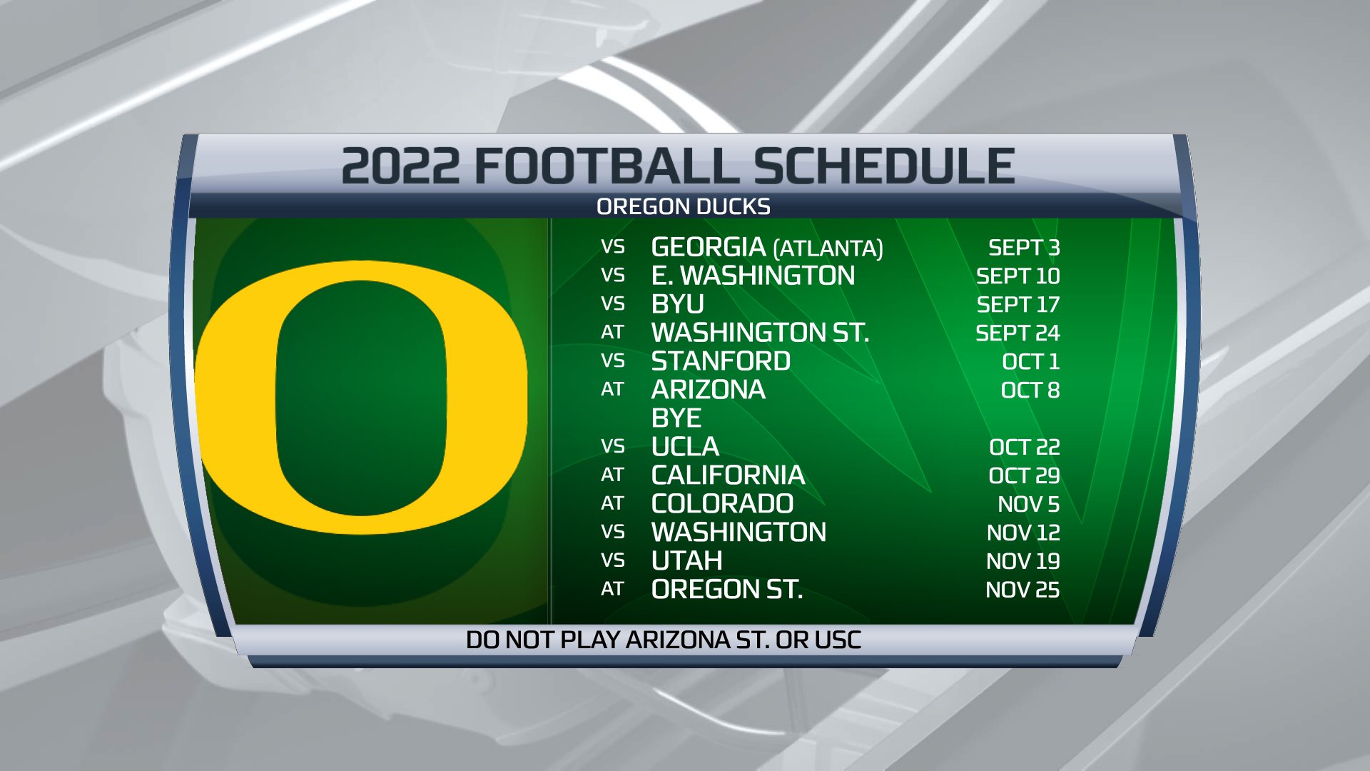 Ducks Schedule 2022 Oregon Duck Tickets On Twitter: "Secure Your 2022 @Oregonfootball Tickets  Now👇 Https://T.co/J4G44Qexjl #Goducks 🦆" / Twitter