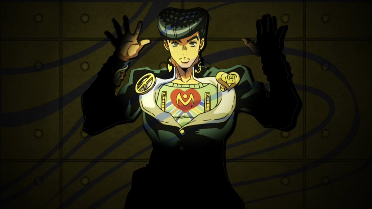jjbamood's tweet photo. Anime: Diamond is Unbreakable https://t.co/XjuObkibOc
