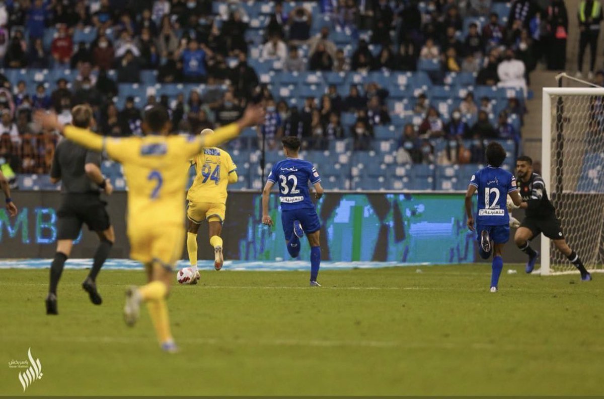 Nawaf_STATS's tweet photo. سلطان الغنام احتفل بهدف تاليسكا قبل أن يسدد 💛 https://t.co/gJp8mTvmkI