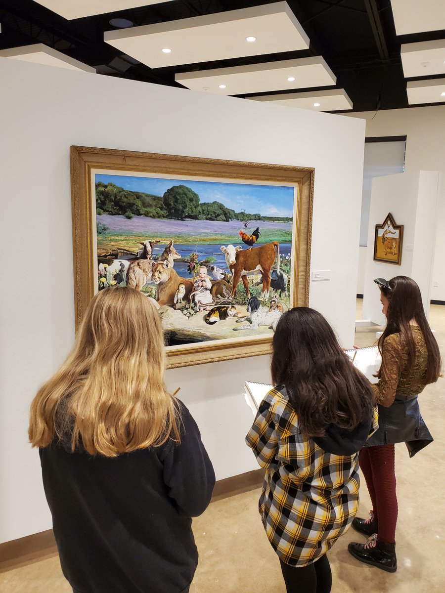 What a great way to end our fall semester in art, visiting the <a href="/ArtCenterWaco/">Art Center Waco</a> and seeing the amazing <a href="/KermitOliverArt/">Kermit Oliver</a> exhibit. We had so much fun!
<a href="/woodgatemisd/">Woodgate Interm.</a> <a href="/fineartsmidway/">Midway Fine Arts</a> <a href="/MidwayISD/">Midway ISD</a>