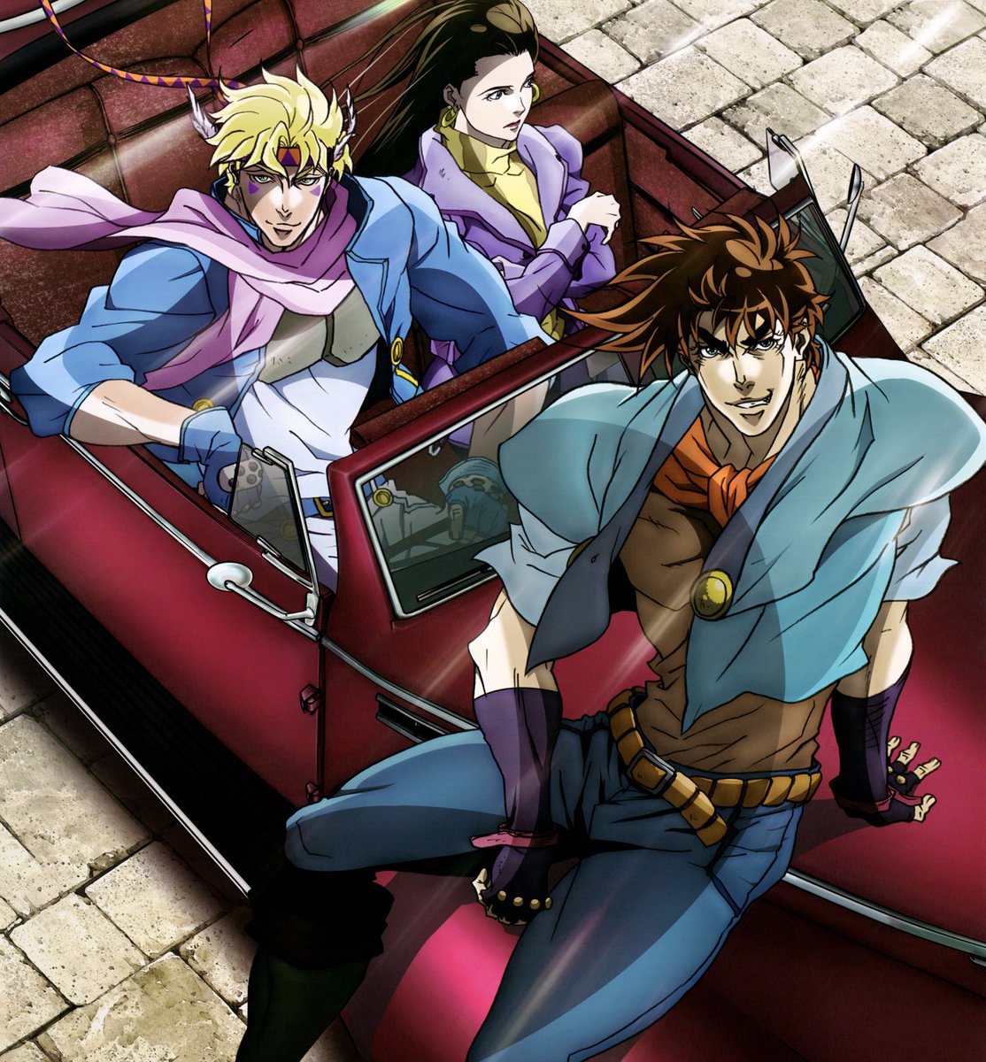 jjbamood's tweet photo. Anime: Battle Tendency https://t.co/9k4sY85kDU
