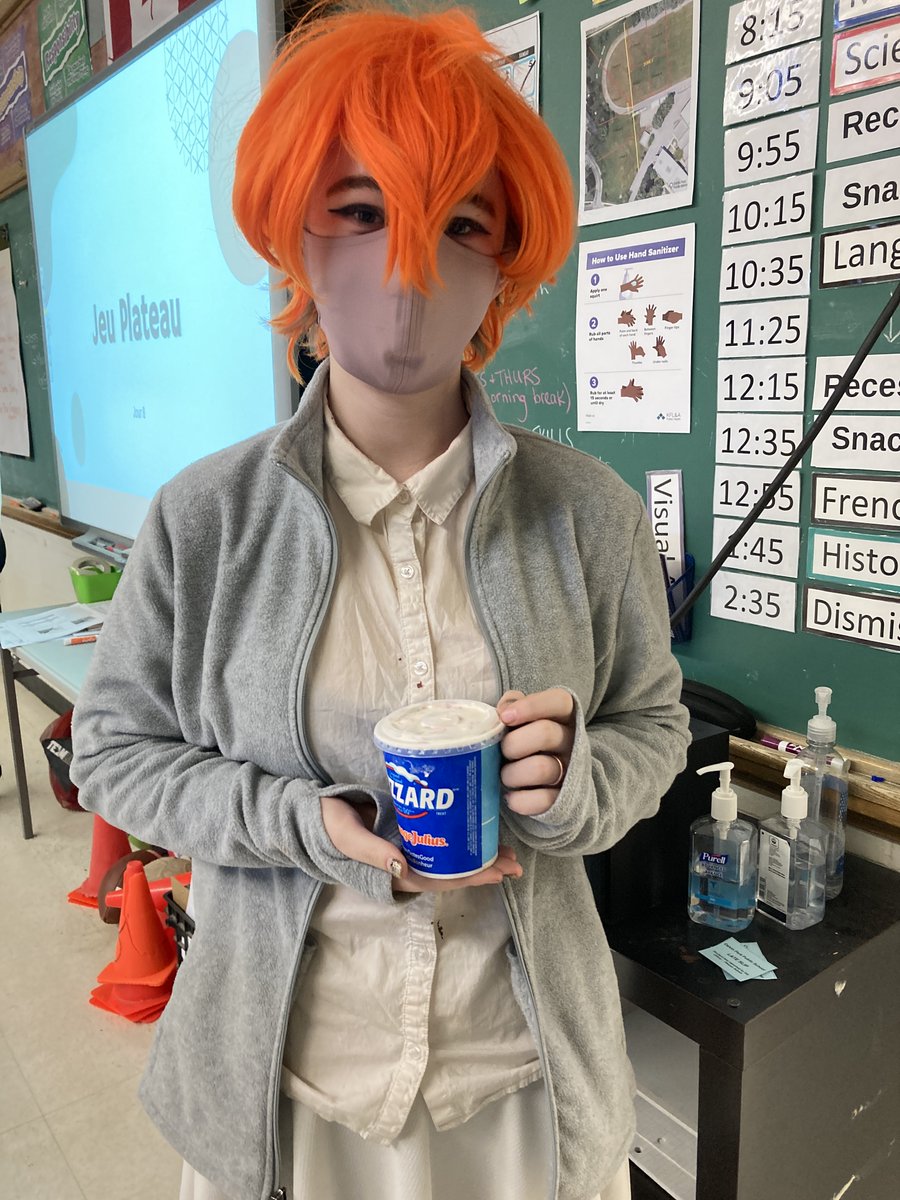Ms_EMcCann's tweet photo. Be careful #Comets, itโs a blizzard @CalvinPark_LDSB today!! ๐จ Congrats to all of our #DQBlizzard winners and thanks to everyone who participated in our #SchoolSpirit #WinterWonderWeek activities ๐โค๏ธ๐ #StudentLeadership #BuildingCommunity https://t.co/2T9H0mU0kB