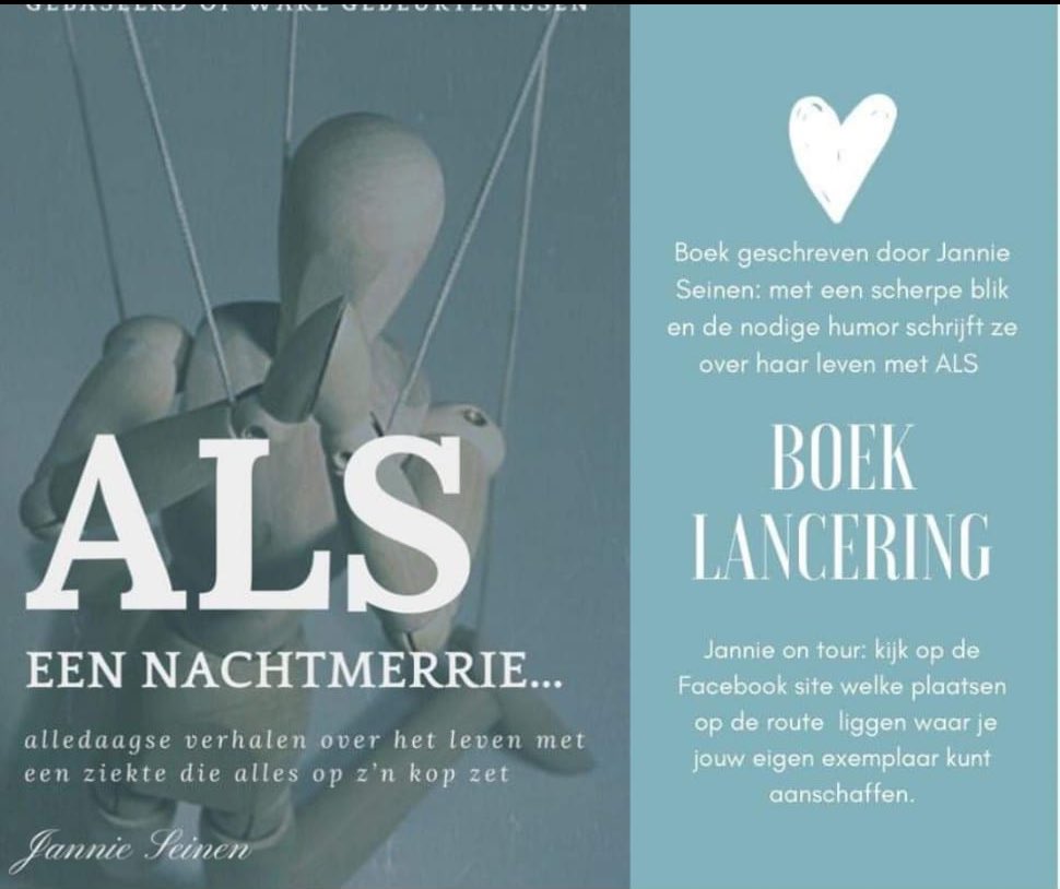 Zaterdag a.s. komt oud- vrijwilliger Jannie Seinen naar sportpark de Maten om haar net verschenen boek ‘ALS een nachtmerrie …’ te presenteren. Lees hier het volledige artikel en steun Jannie met de aanschaf van een boek: doskampen.nl/1/211/boek-als…