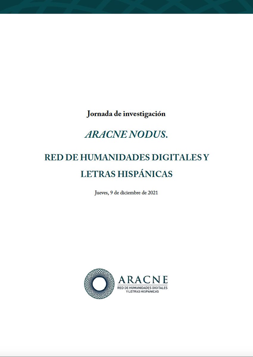 RAracne's tweet photo. El pasado jueves 9 de diciembre se celebró la Jornada de Investigación de la red Aracne Nodus con un magnífico programa! https://t.co/5HZJx9dKsD