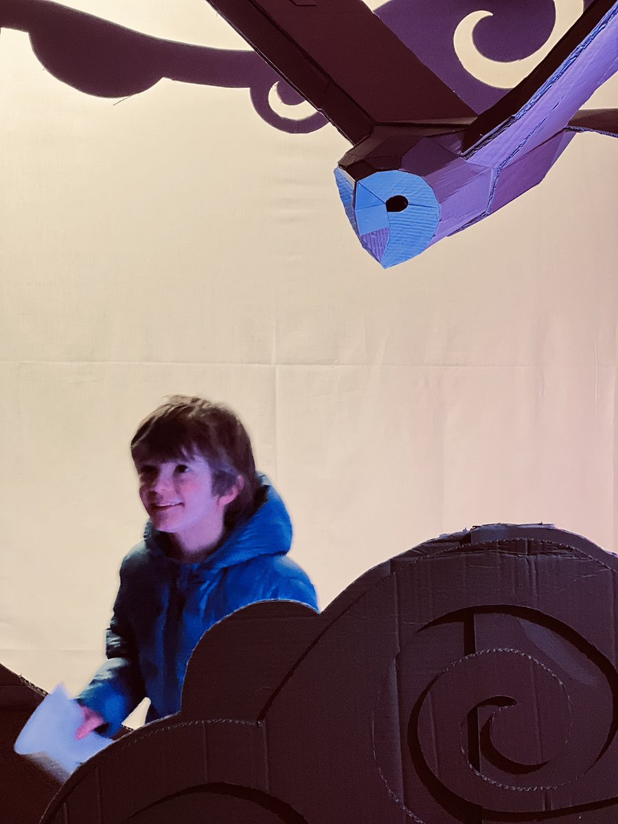 The boys and I went down to check out #Grue and it’s brilliant! Well done @arcade_hello <a href="/Wintercroft/">Steven Wintercroft</a> and Old Parcels Office, plus all the fantastic volunteers that helped to pull it off 🧡🎄 #Scarborough