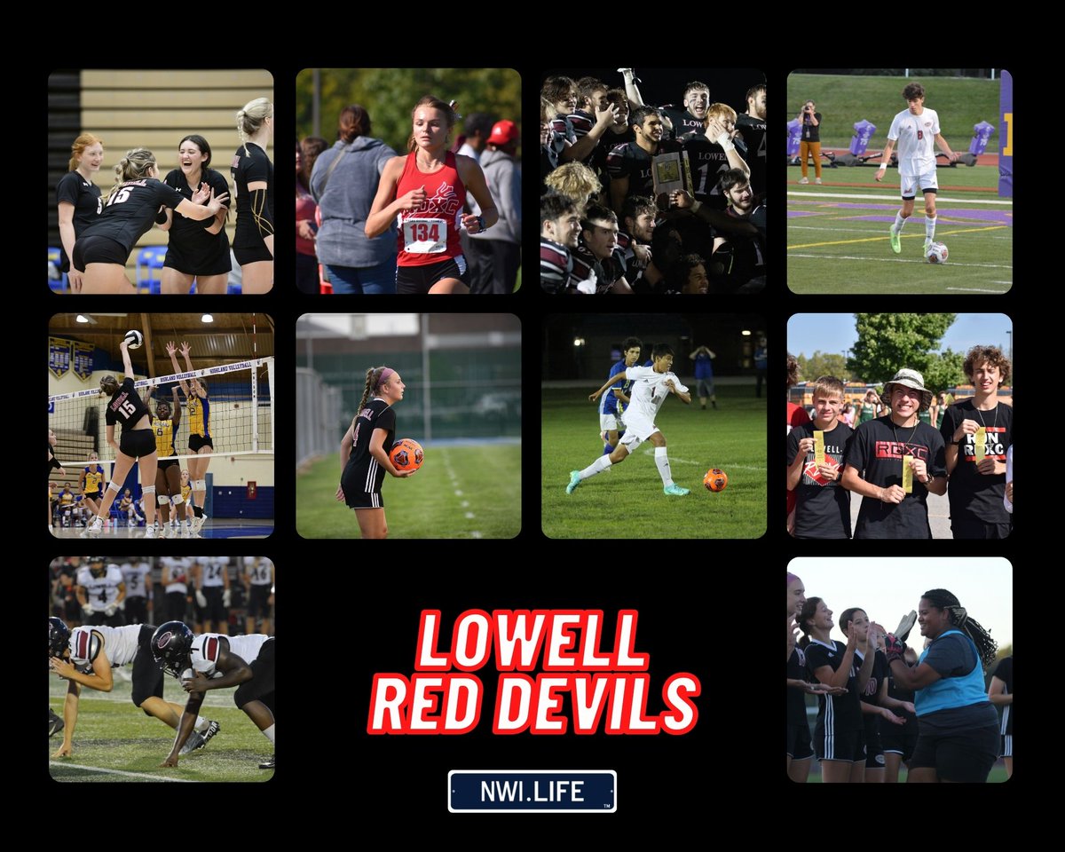 NWIndianaLife's tweet image. It was awesome watching the @LowellSeniorHS Red Devils compete this fall!🏈⚽🏐🏃🏻‍♀️🏃🏻‍♂️ We can't wait for the winter ❄

See more Red Devil action here: nwi.life/schools/lowell…
@rdpathletics @RDPBoysSoccer @LHSrunning @Lowell_Football @RunningRedDevil @RDPsuperfans @lowellhsvb