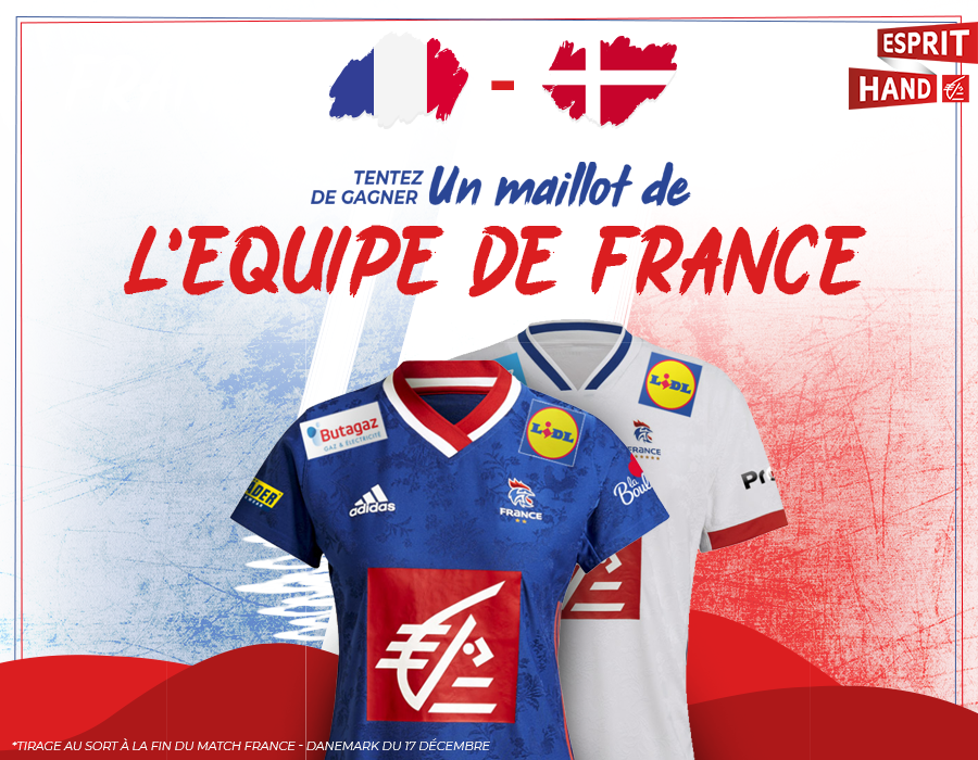 EspritHandball's tweet photo. #VousEtreUtile 
Tentez de remporter le maillot de l'équipe de France à l'occasion de #FRADAN 🤩
Follow + RT pour participer au tirage au sort 🍀
#EspritHandball https://t.co/8cMeuA5QpT