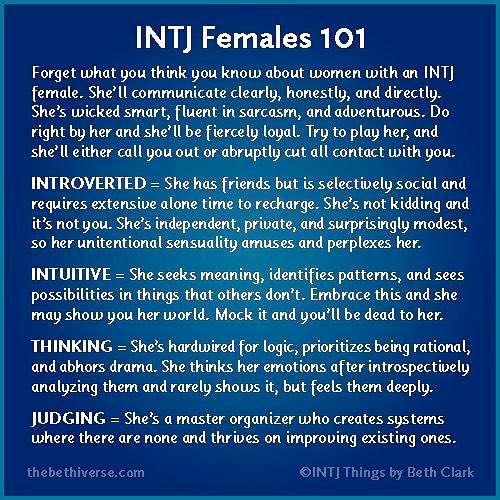 ᴬ Banannalisa ⁷ ʟᴏ(ꪜ)ᴇ on X: Nope. This #MBTI thing not accurate at all 😂  #INTJ #INTJfemale  / X