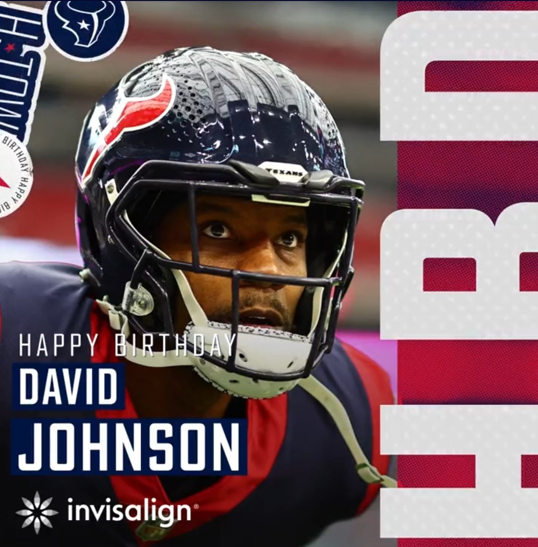 Somos Texans México 🇲🇽 (@somostexansmx) on Twitter photo ¡Felíz Cumpleaños!🎂🎂🎂🤘🤘🤘
From 🇲🇽 we wish a very happy birthday to <a href="/DavidJohnson31/">David Johnson</a> <a href="/HoustonTexans/">Houston Texans</a> @LosTexans
#SomosTexans #SomosTexansMéxico
🔵🔵🔴🔴 ¡Felíz Cumpleaños!🎂🎂🎂🤘🤘🤘
From 🇲🇽 we wish a very happy birthday to <a href="/DavidJohnson31/">David Johnson</a> <a href="/HoustonTexans/">Houston Texans</a> @LosTexans
#SomosTexans #SomosTexansMéxico
🔵🔵🔴🔴