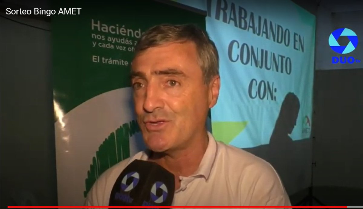 Entrevistamos a Alfredo Garrone presidente de Asociación Mutual El Trébol quien nos brindó detalles del tradicional Bingo realizado por la institución. Toda la información por Canal 5 HD martes 21 y 23 horas, miércoles 12:30, sábados 12:30, 21 y 23, domi

duotv.com.ar/nueva-edicion-…