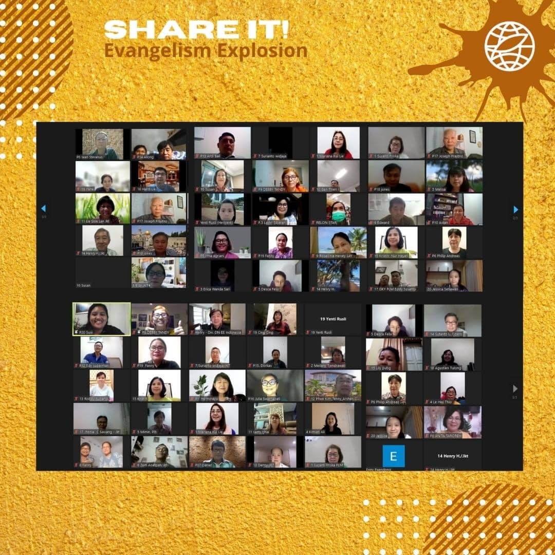 EEvangelism's tweet photo. Last month, EE Indonesia hosted an online EE training for the congregation of Gereja Kristus Yesus. Many believers were trained and now can clearly and boldly share about the Good News found only in Jesus!
#InternationalMissions #MinistryUpdate #Asia #ThursdayTestimony https://t.co/pBZ3uf5Y5Z