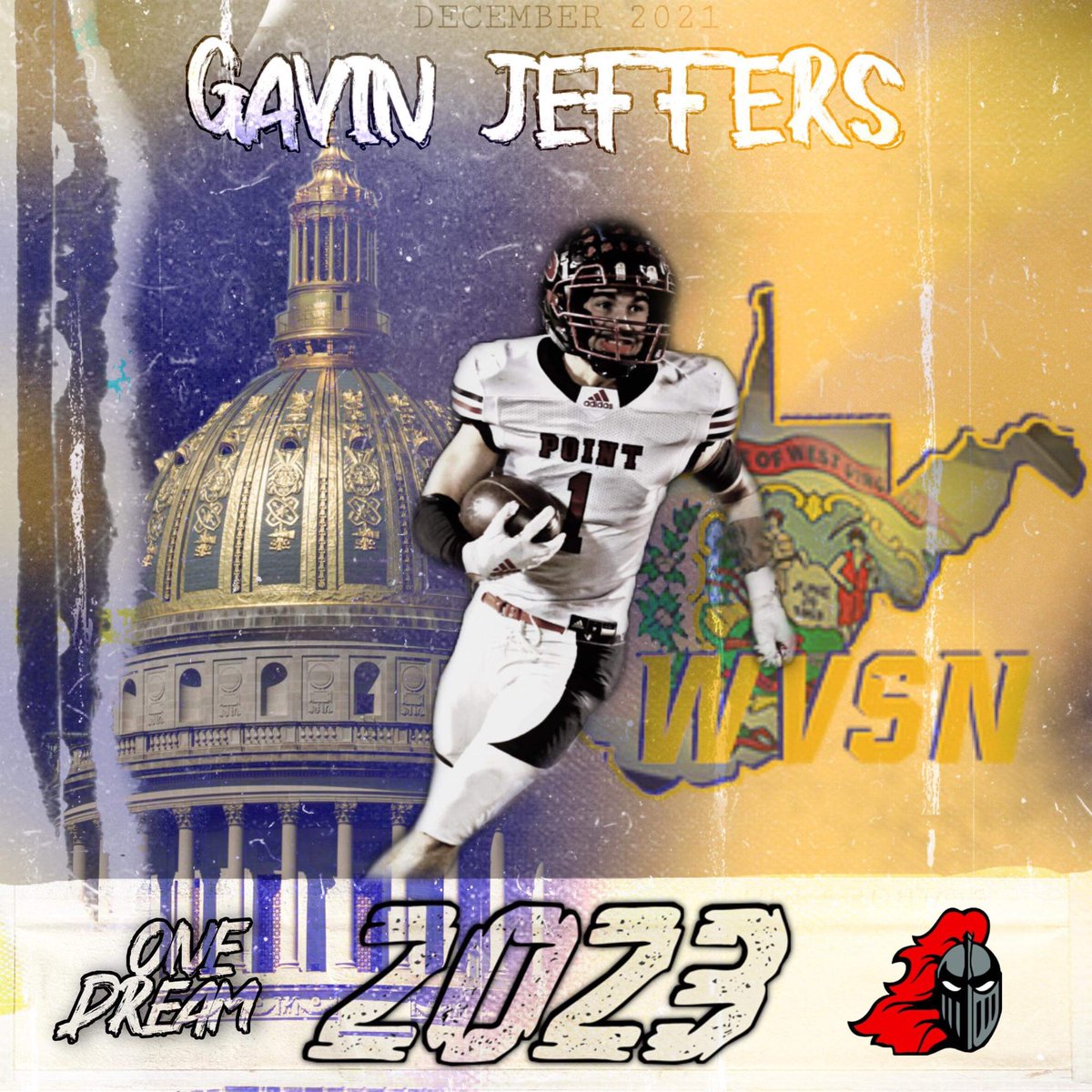 WVSportsNews1's tweet photo. After a great season for Point, Gavin is ready for an even bigger senior season. This young man can run the ball inside the numbers or break it outside. Get ready for a huge senior year. Coaches better take a look now. https://t.co/ZX2yqSvu1f