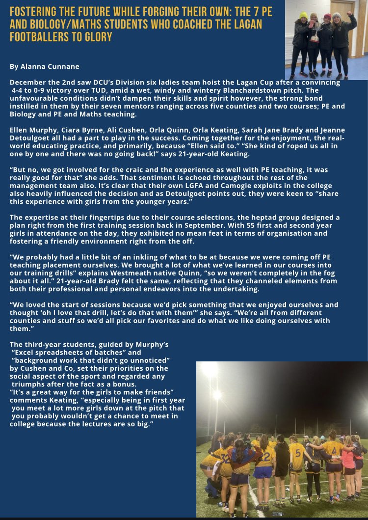 DCU Dóchas Éireann GAA Club tweet media