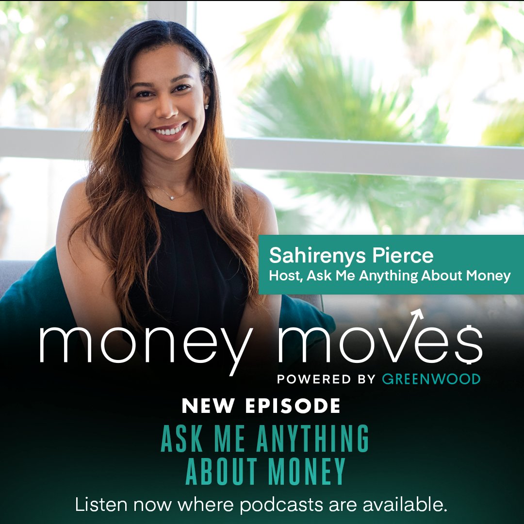 gogreenwood_'s tweet photo. Today we welcome Sahirenys Pierce onto the #MoneyMovesPodcast! 📣
🎙Listen to the episode now: https://t.co/YWQ1wqvavt https://t.co/JlEpqKCNvS