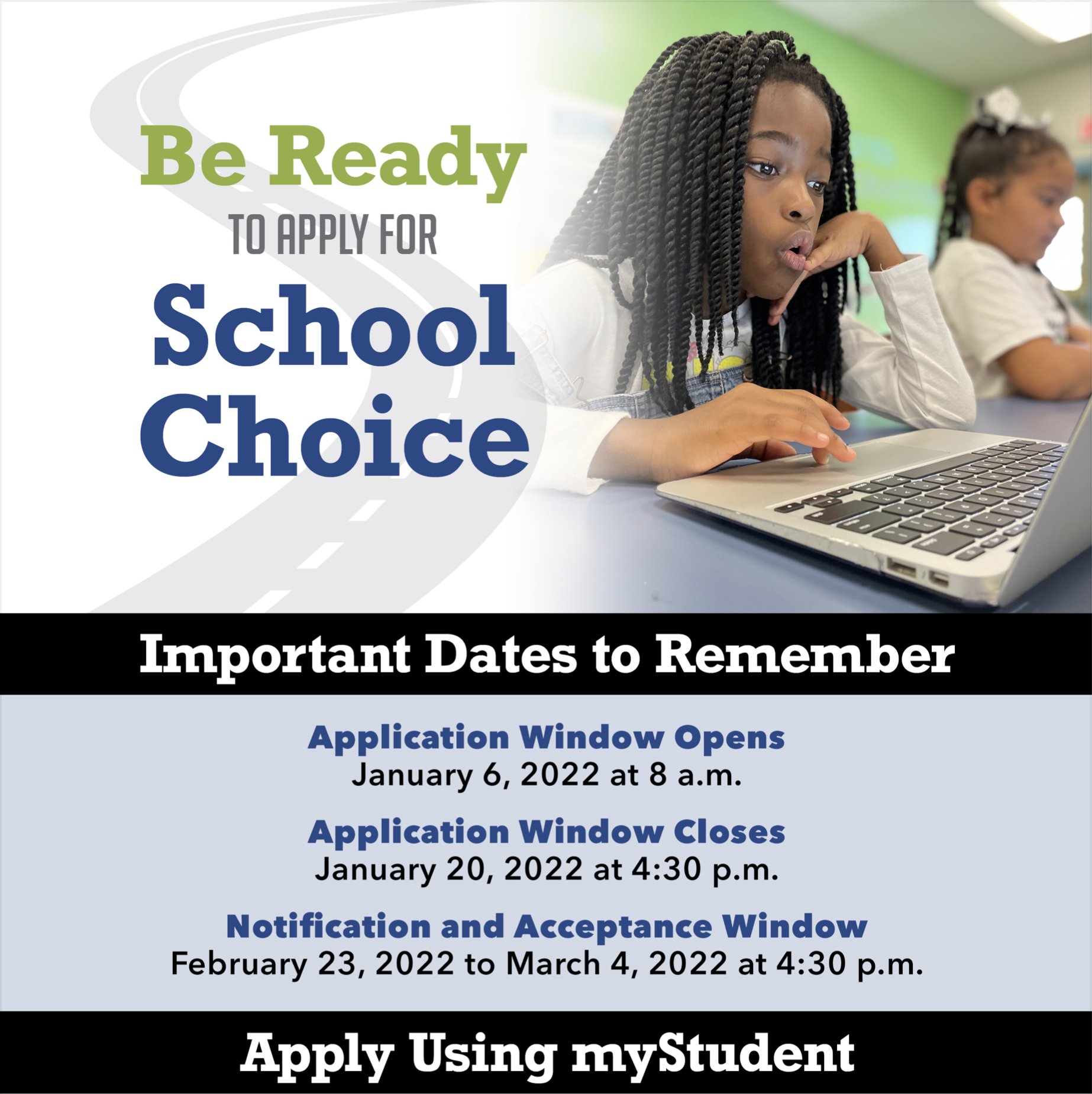 Pasco County Schools on X: "Mark your calendar! The school choice  application window for the 2022 - 2023 school year opens on January 6, 2022  and closes on January 20, 2022 @
