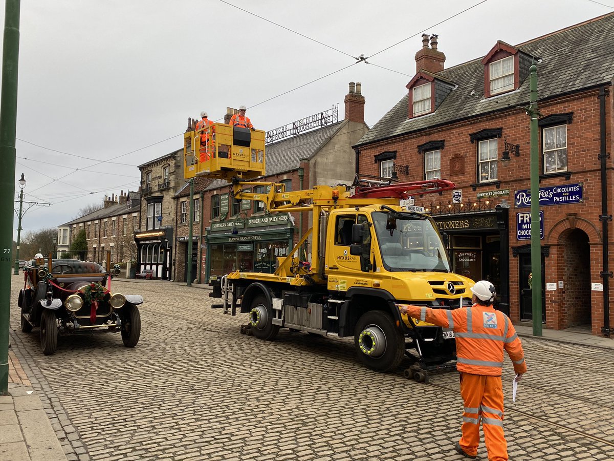 My_Metro's tweet photo. 📸 Our engineers have stepped back in time @Beamish_Museum to ensure its iconic Tramway is in tip top condition. Read more: https://t.co/4ILSmDkO0Y https://t.co/mGvBuxrNAN