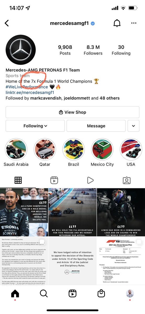You know it’s time <a href="/MercedesAMGF1/">Mercedes-AMG PETRONAS F1 Team</a>, admin team 🏆
