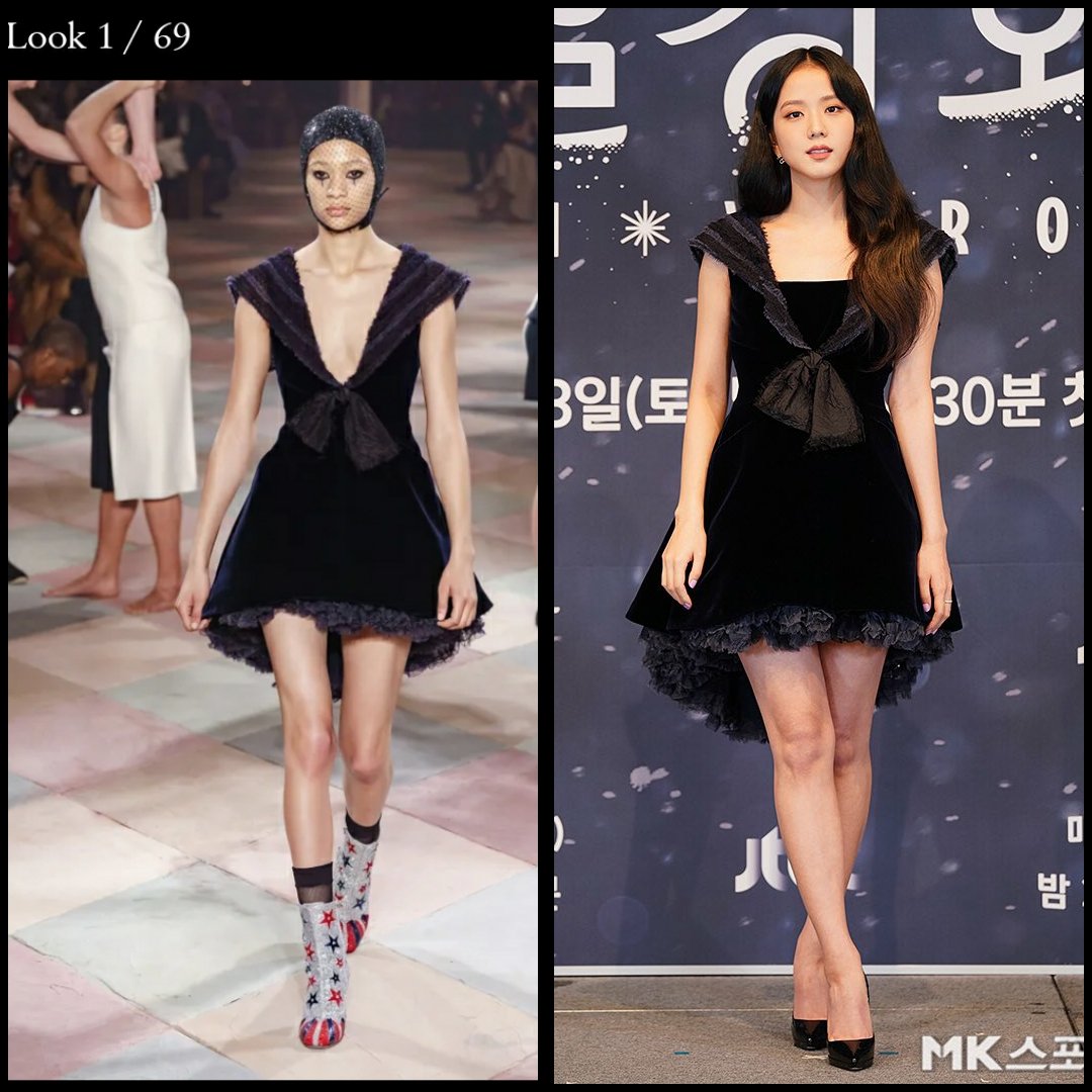 blinkparaguay_'s tweet photo. #JISOO utilizó una prenda del "Haute Couture SPRING 2019" de Dior. ❤️✨

Nuestra pequeña #Jichuu se veía tan hermosa.😍❤ https://t.co/ZPyL6WdaGF