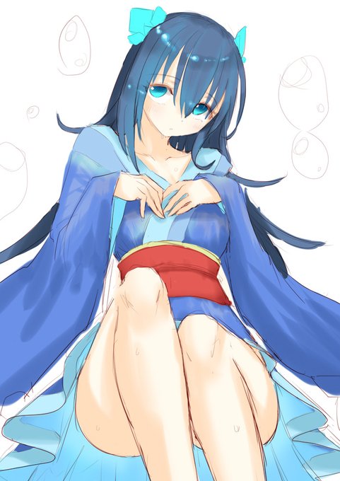 #式姫お絵かき60分一本勝負
#濡女子 