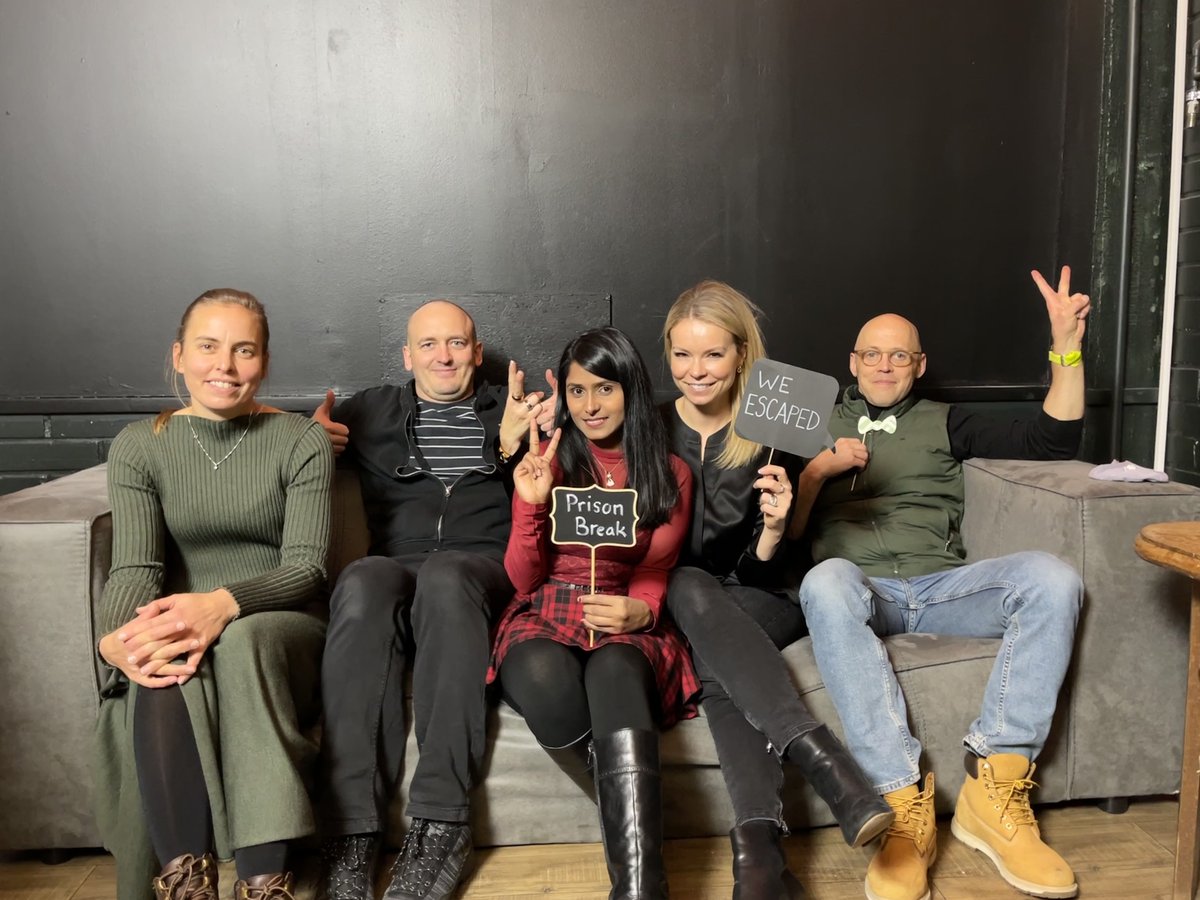 dynamik_ai's tweet image. Pre-Christmas business at Trap Factory Otaniemi! 
The Espoo-team managed to escape the room (hooray for us!), luckily we solve problems for a living! Any other Finnish AI companies up for a #challenge?   #team #problemsolvers #intelligenceatwork #dynamik #ai
