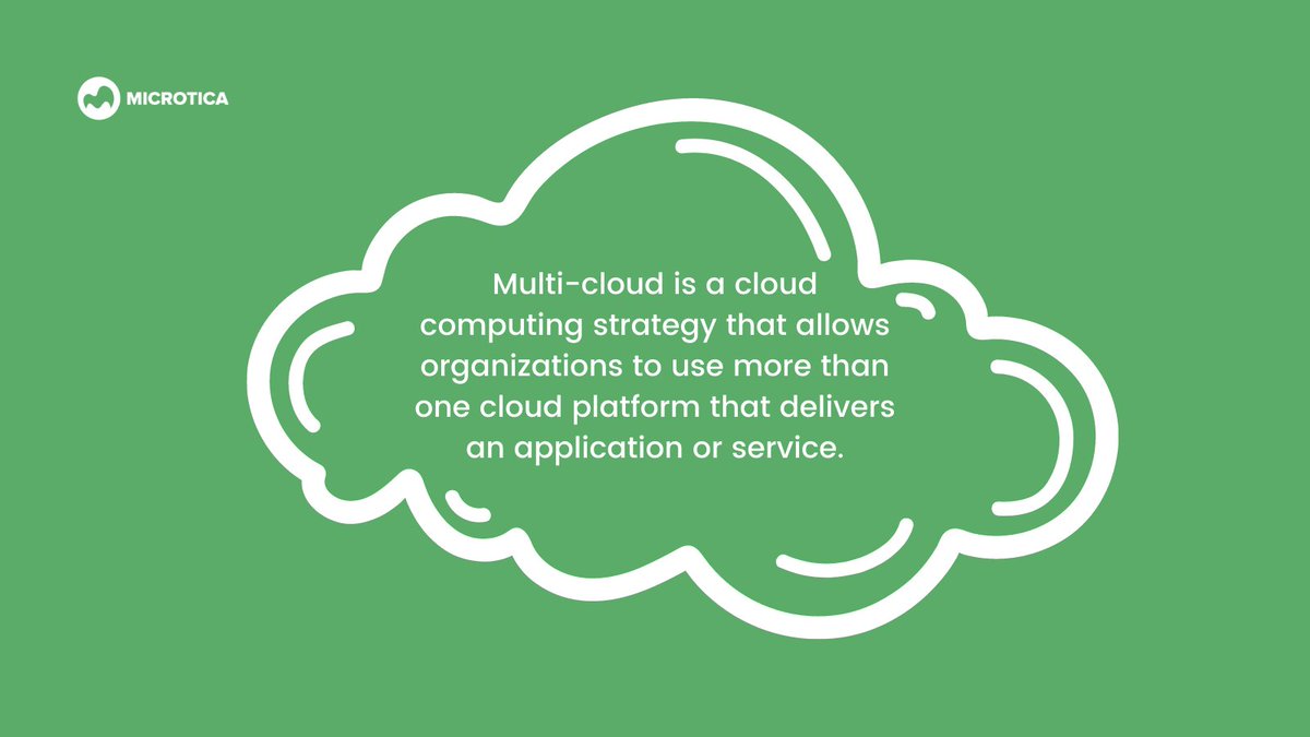 microtica's tweet image. ☁️  bit.ly/3p21JX7

#cloud #multicloudarchitecture #multicloudstrategy #multicloud
