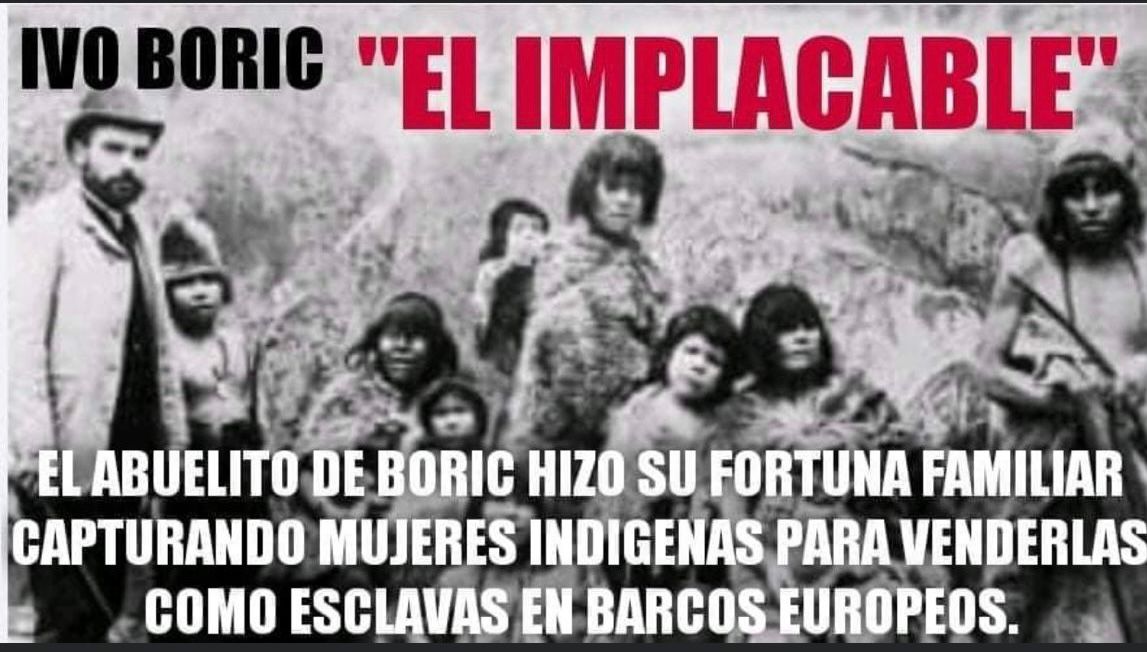 jorgevargascv's tweet photo. @CNNChile Mas facil aun, seria interesante que preguntaran a la familia burriK cuantas mujeres indias metieron en los barcos a europa? O por que ocultaron al genocida asesino de la ustacha croata en el 1945?un nazi genocida? https://t.co/wYdz0jVXeO