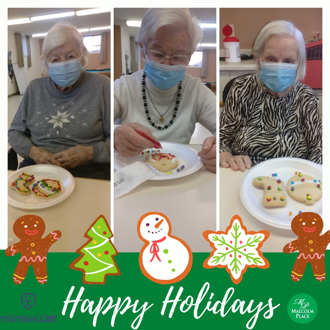 malcolm_place's tweet photo. It's not Christmas without cookies! the residents enjoyed decorating and taste testing cookies this week. #Kincardine #kincardinestorng #malcolmplace #retirement #universalcare https://t.co/Q8KQMYUwKY