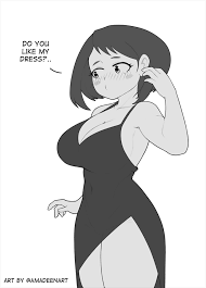 u_uraraka_'s tweet photo. ochaco went a little extra for the date night~ #urarakaochako #LewdRP https://t.co/i9vCavudtn