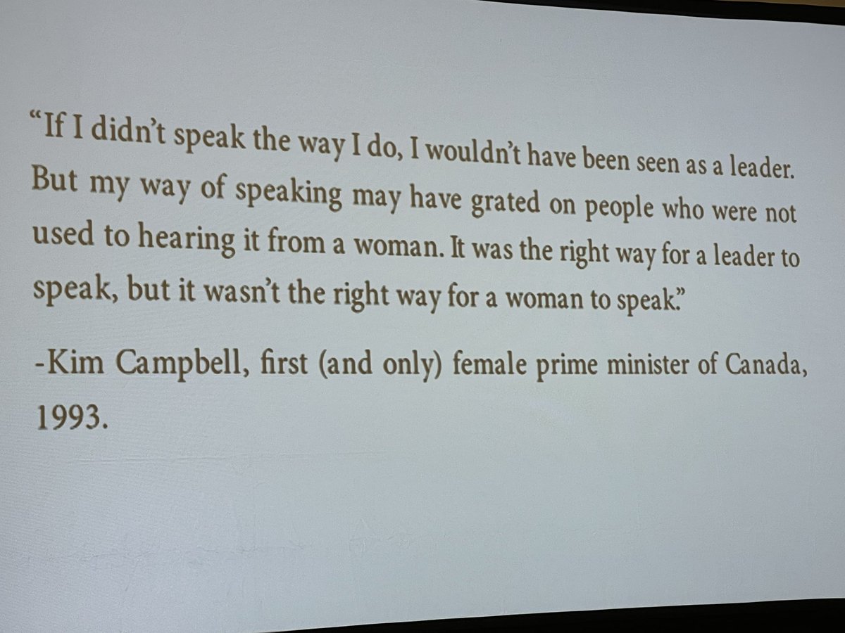 nclgba's tweet photo. “Cultural masculinity and cultural femininity put us in boxes.” – @LDDSOG on leading while female #nclgba21 https://t.co/ghGcAK7pgF