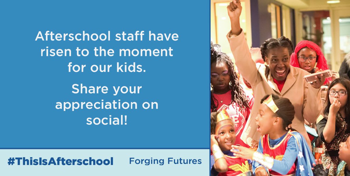 Tweetstorm ALL DAY TODAY 🌩️ Join us in sharing photos, stories, or videos about afterschool staff members that have gone above and beyond! Participate today and earn the chance to win a $100 gift card! RT if you're joining us❤️#ThisIsAfterschool