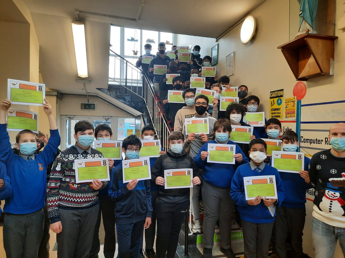 StVincentsd11's tweet photo. Superb commitment and resilience for all of our students with perfect attendance since August. A real achievement, especially this year  well done to all. @ERSTIRELAND #attendance = #success https://t.co/dpbLB7xd5k