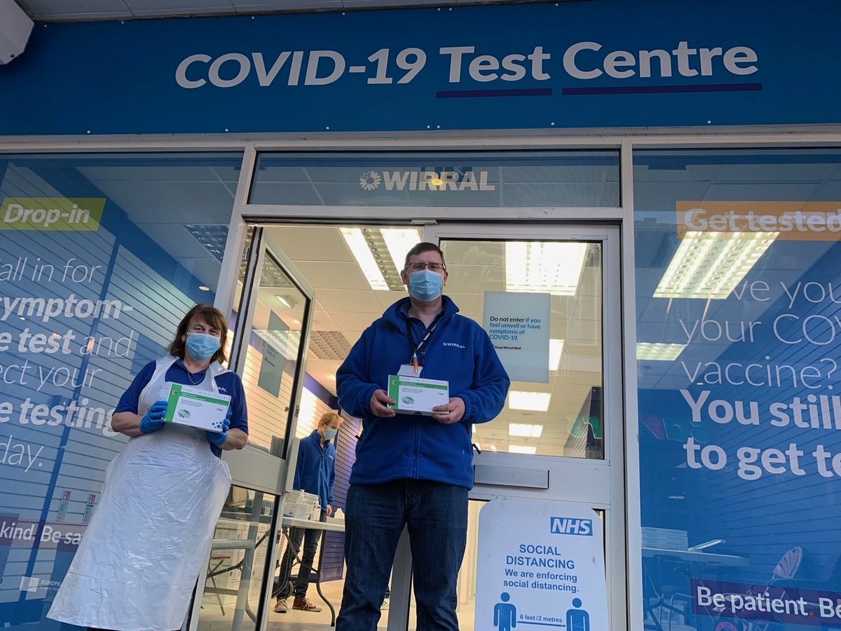 There's a new symptom-free COVID-19 testing site in town. Head down to Liscard's Cherry Tree Shopping Centre for walk-in testing or to collect a free home testing kit. 
➡️ Monday - Friday: 9am - 4:15pm
➡️ Saturday &amp; Sunday: 10am - 3:15pm