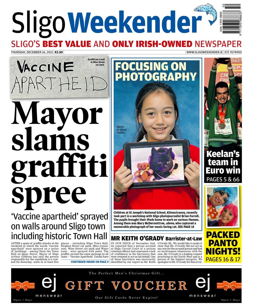 The Sligo Weekender is online and in shops now! Here's a look at this week's front page. SUPPORT YOUR LOCAL NEWSPAPER – PICK UP THE SLIGO WEEKENDER TODAY You can buy the Sligo Weekender online here: pressreader.com/ireland/sligo-…