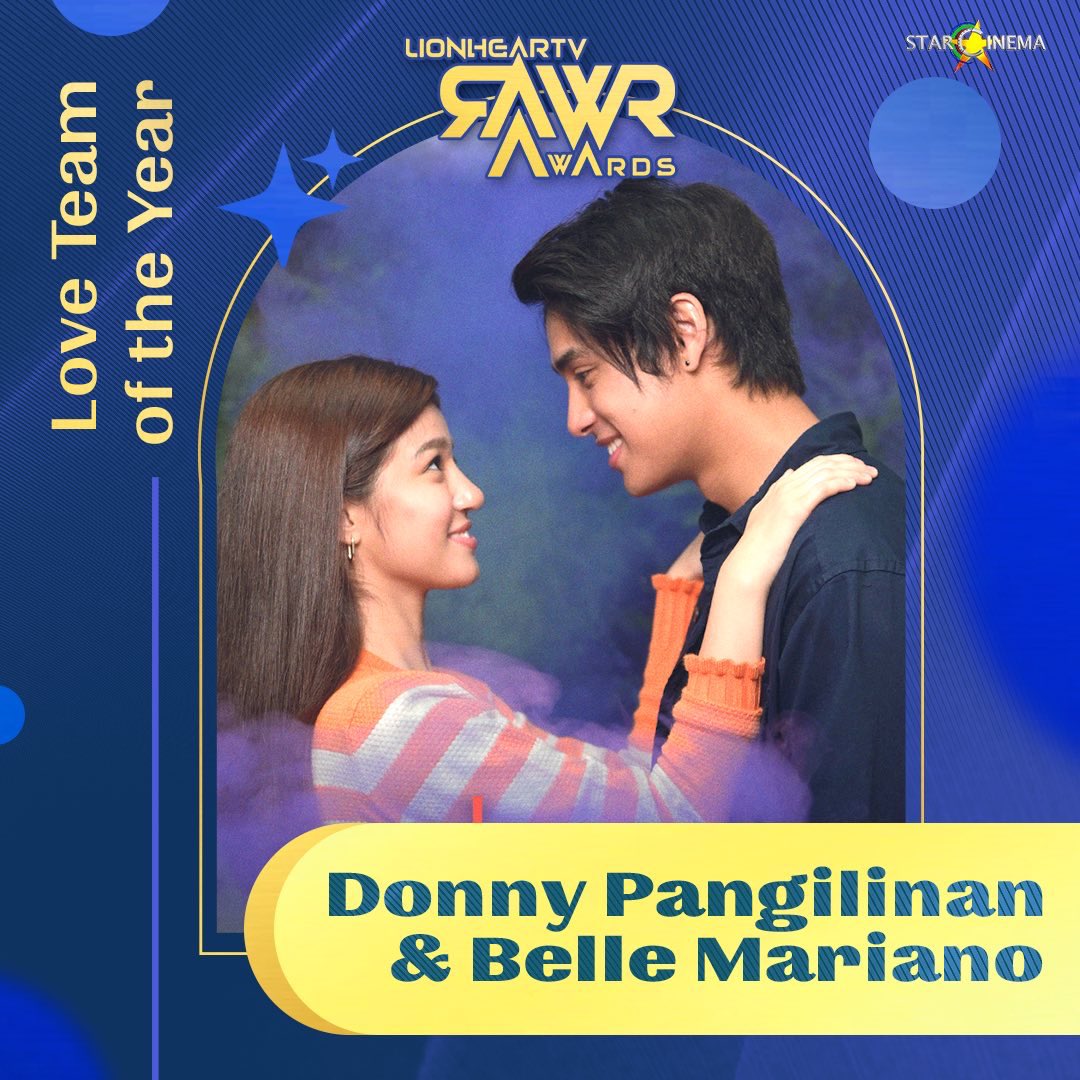 that's our girl! ✨

congratulations, @bellemariano02 and @donnypangilinan! big win! #RawrAwards2021