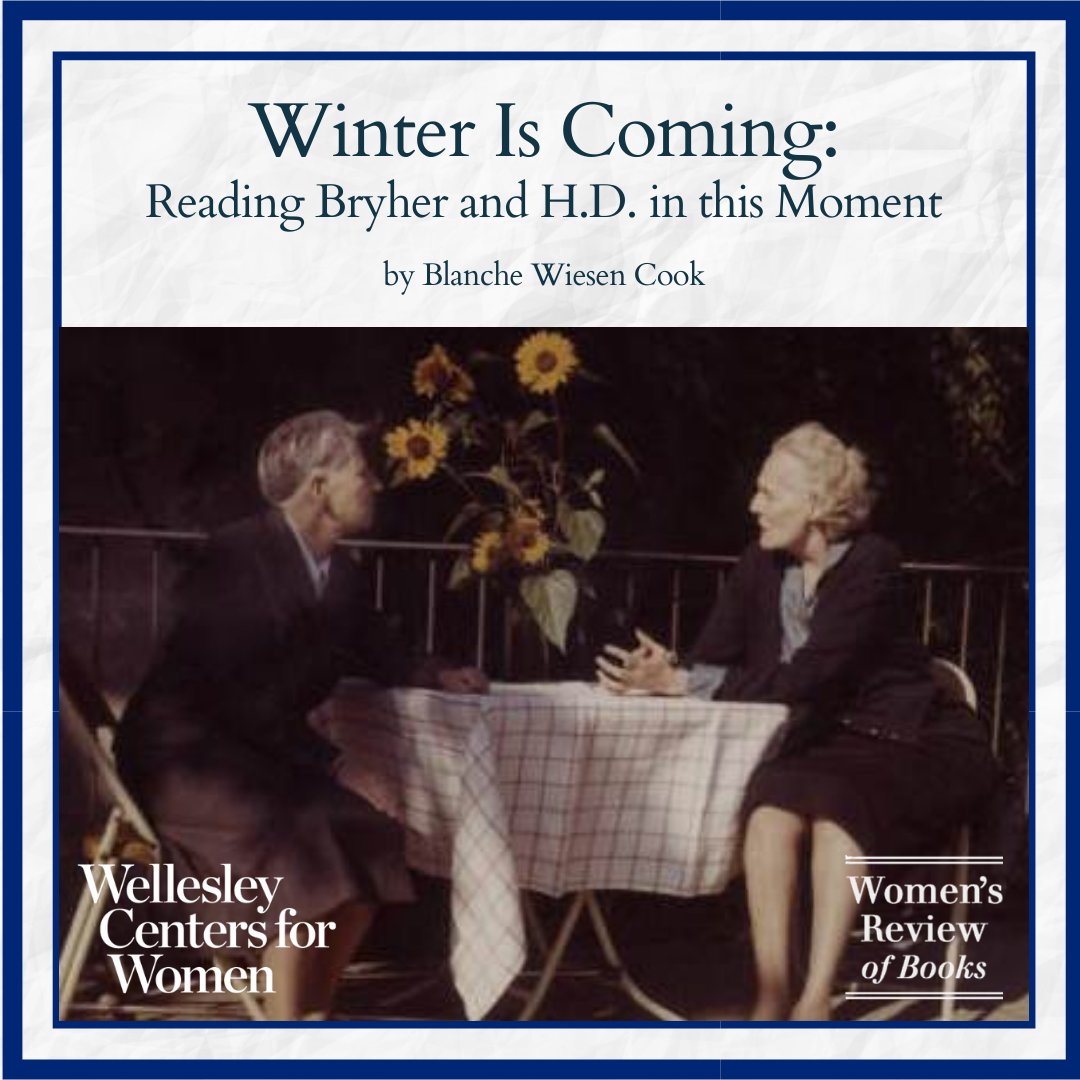 WomensReview's tweet photo. Why do H.D. (Hilda Doolittle, l886–1961) and Bryher (Annie Winifred Ellerman, 1894–1983), our dramatic and intriguing foremothers, merit our immediate attention? Blanche Wiesen Cook's essay explores their works. @WCWnews 
https://t.co/51SYDEtyNL https://t.co/Ldk5EE6rRp